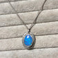 Blue sparkle pendant