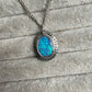 Blue sparkle pendant