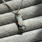 Rainbow crystal opal pendant