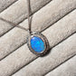 Blue sparkle pendant