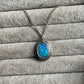 Blue sparkle pendant