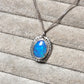 Blue sparkle pendant