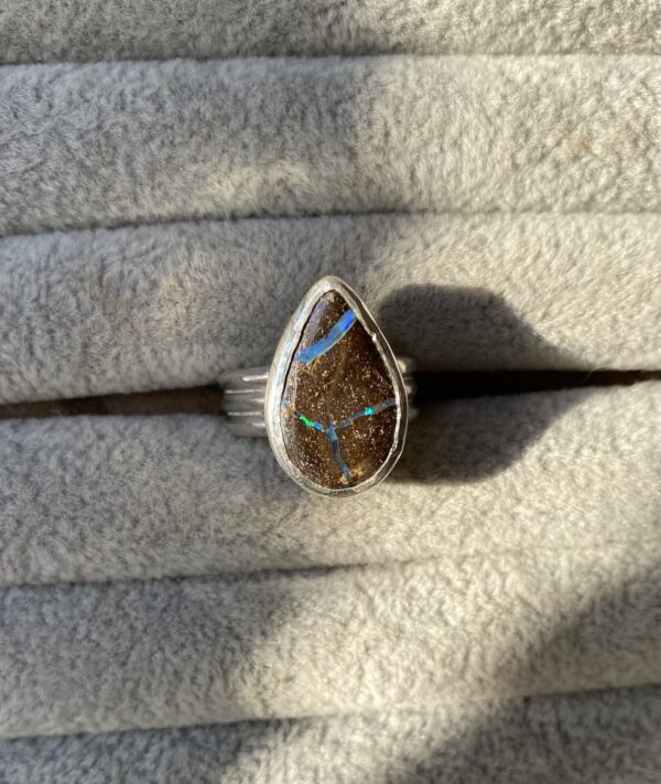 Boulder Opal Ring